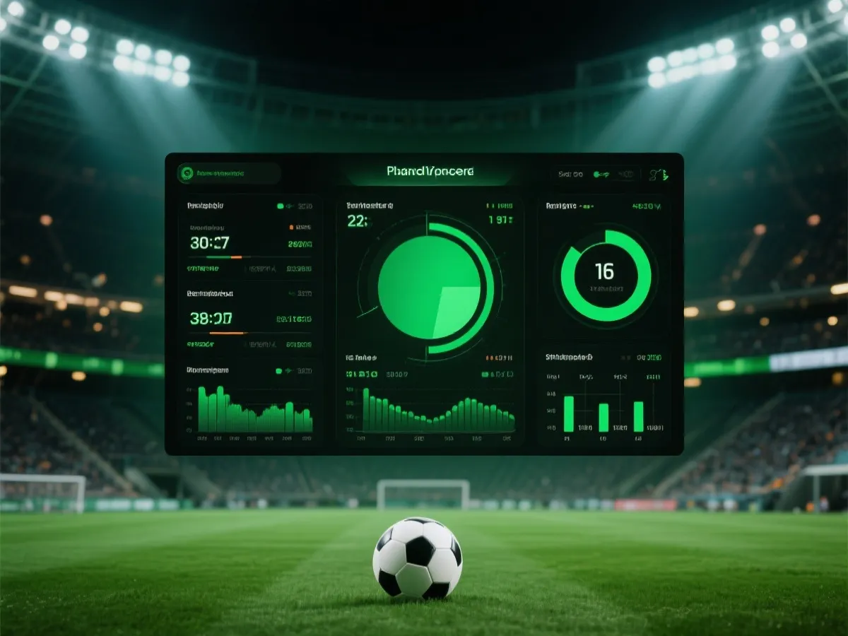 即時數據儀表板示意圖